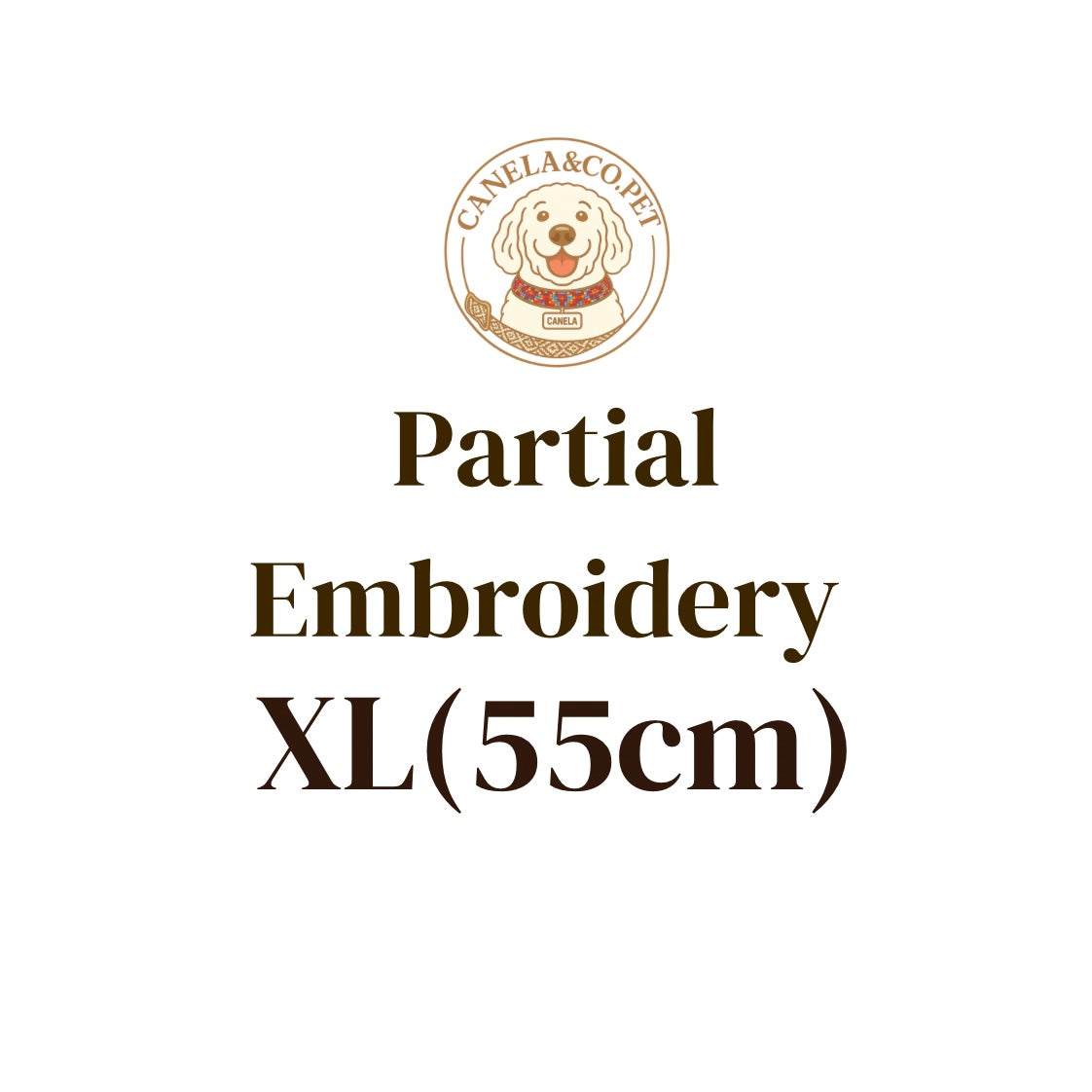 55cm Partial Embroidery