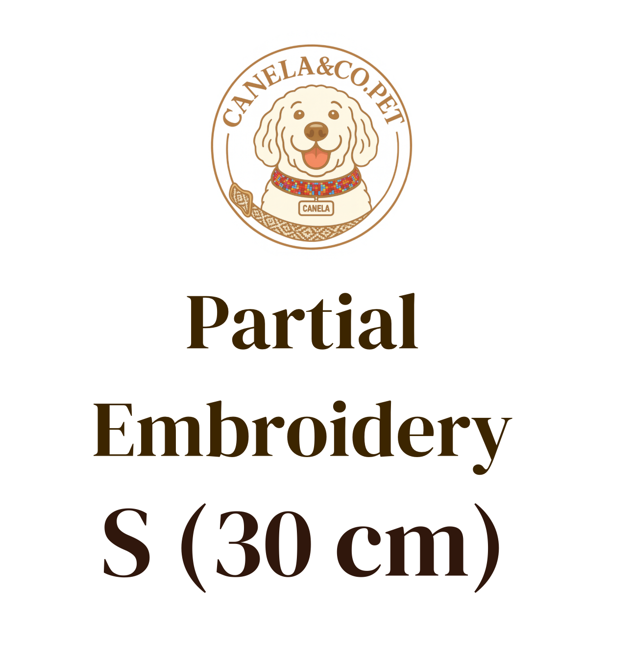 30cm Partial Embroidery