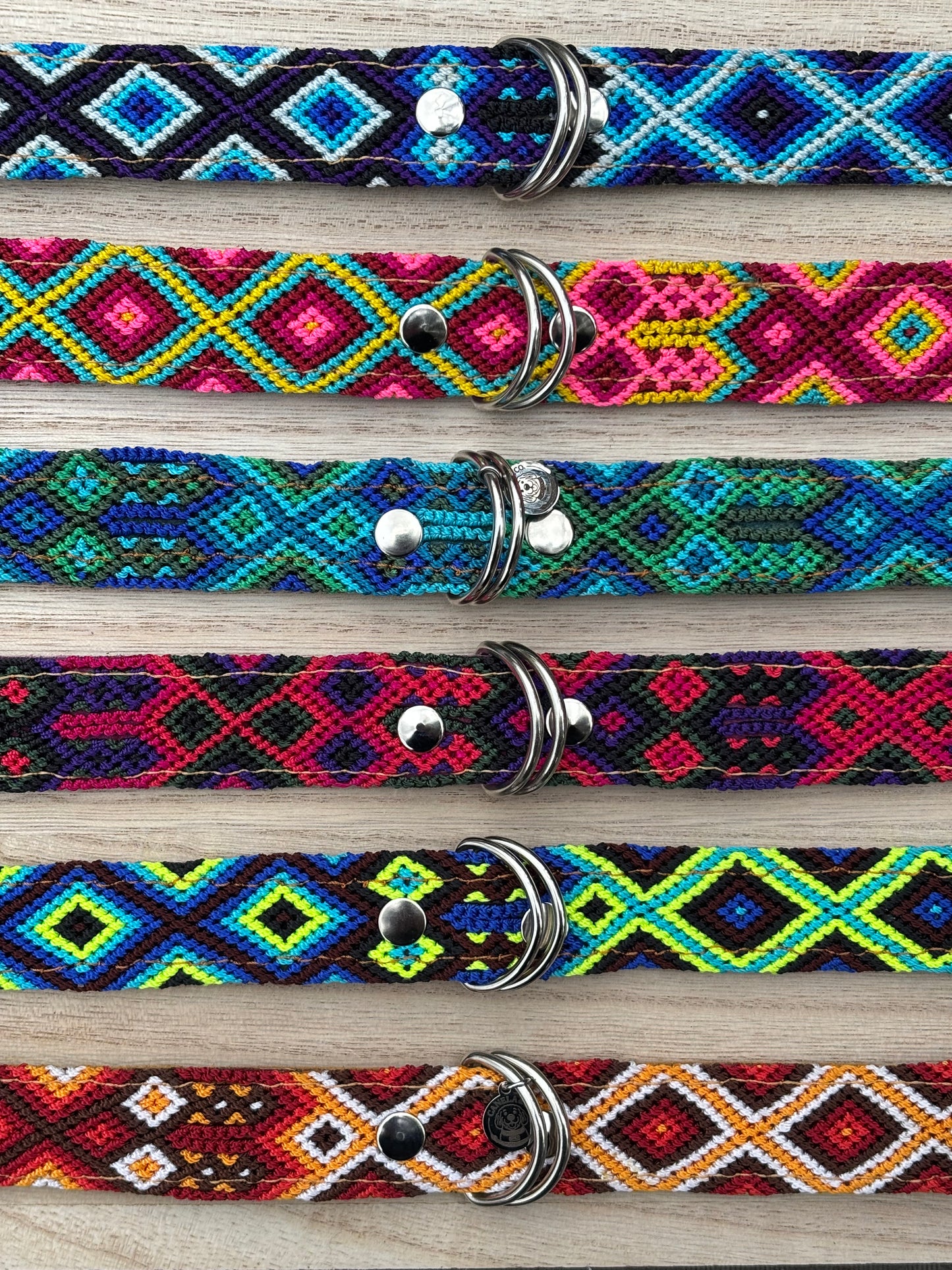 Large Plus (55) Full Embroidered Leather Collars