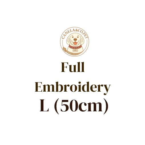 50cm Full Embroidery Collar