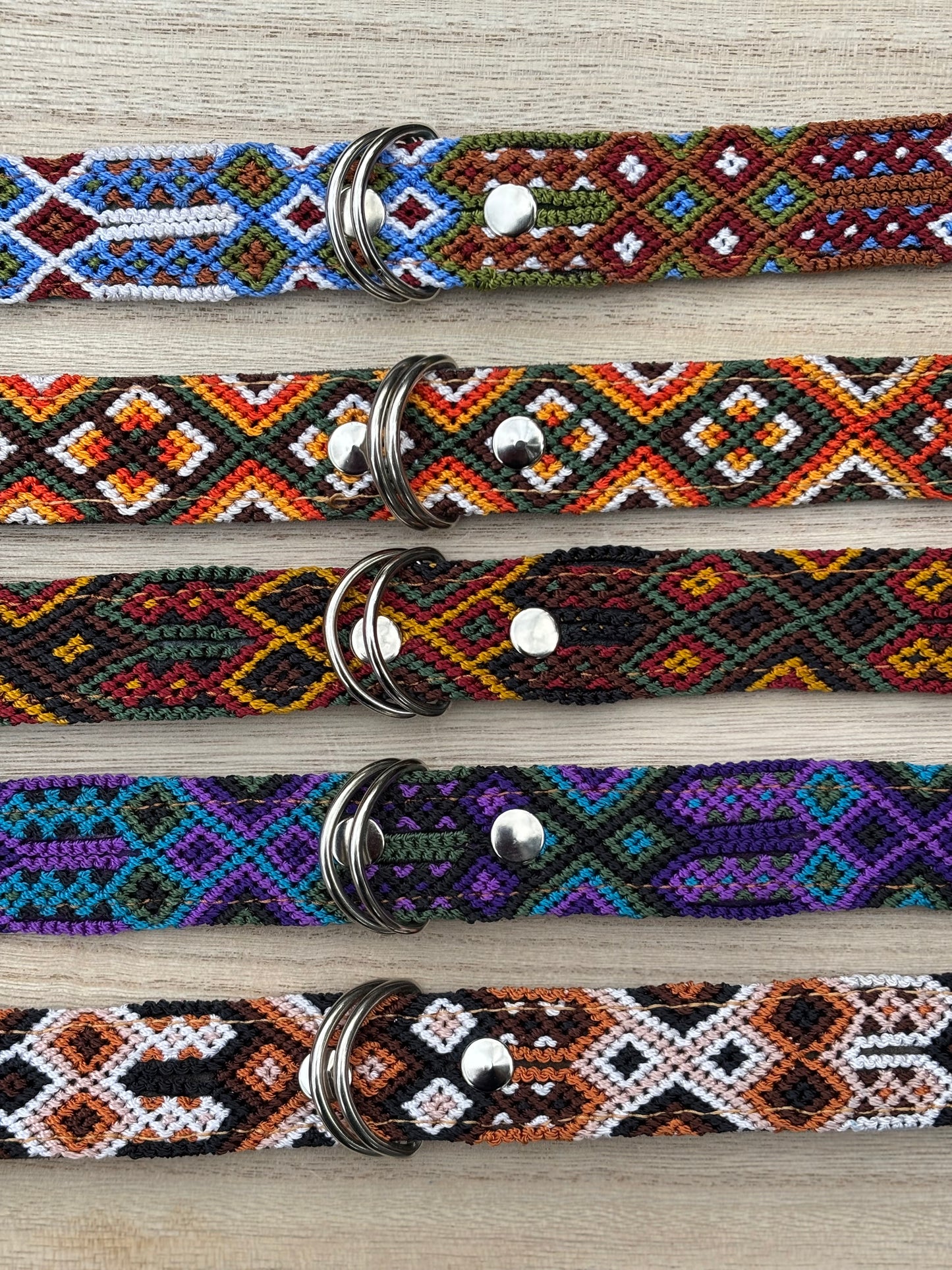 Large Plus (55) Full Embroidered Leather Collars