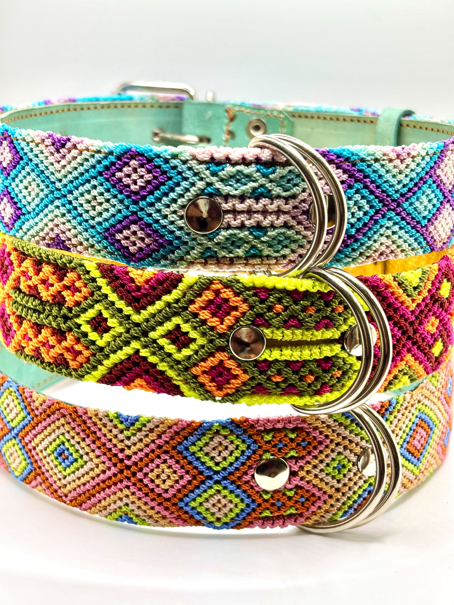 Sueño – 60cm XXL – Hand Embroidered Mexican Leather Dog Collar