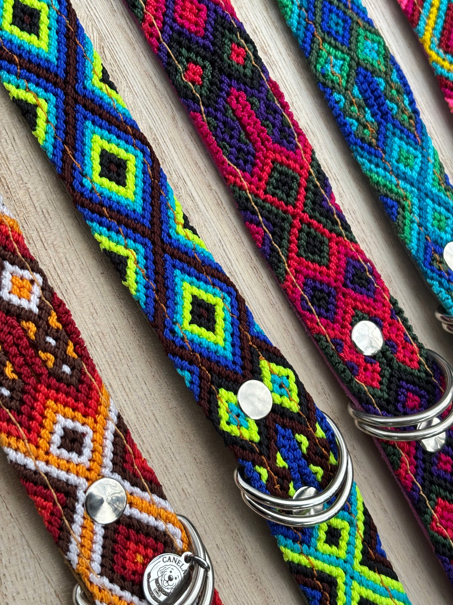 Large Plus (55) Full Embroidered Leather Collars