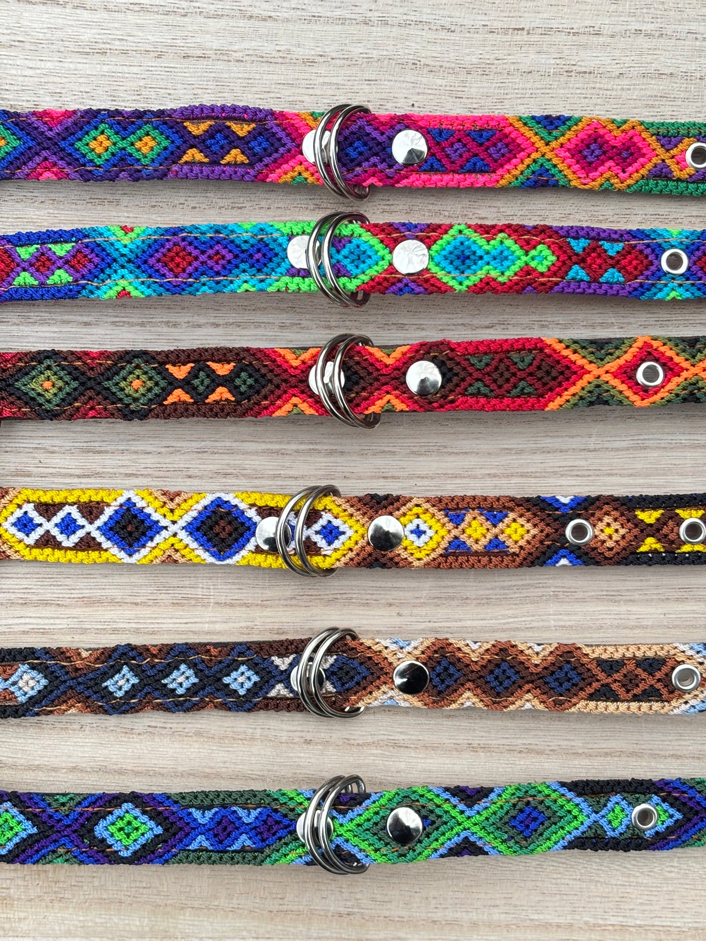 Small Plus (35cm) Full Embroidered Leather Collars