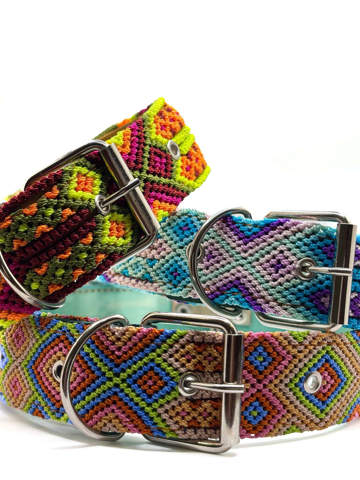 Sueño – 60cm XXL – Hand Embroidered Mexican Leather Dog Collar