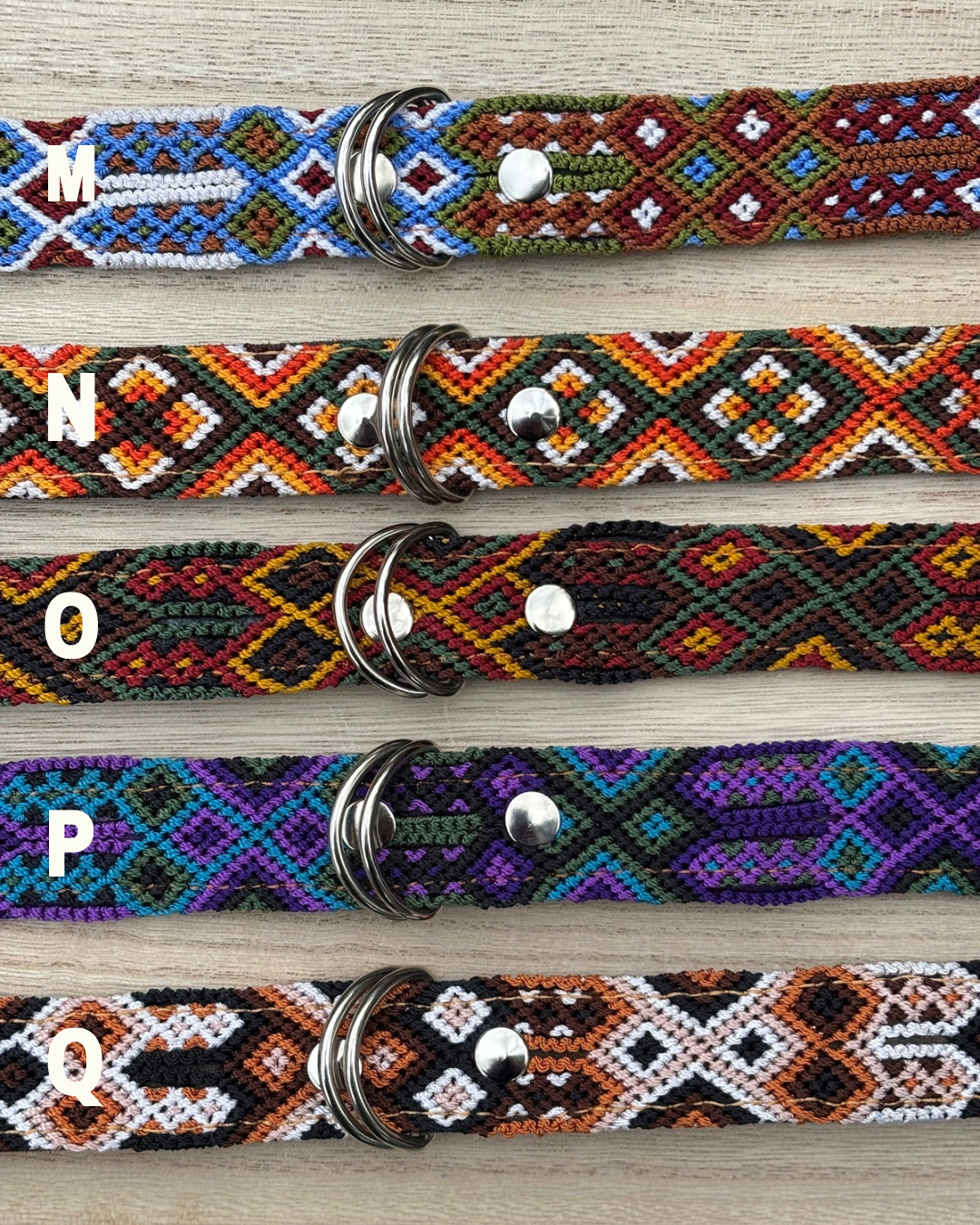 Large Plus (55) Full Embroidered Leather Collars